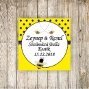 Bal Kavanozu Nikah Şekeri Etiketi -016