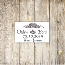 Sade Nikah Şekeri Etiketi - 035