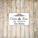 Sade Nikah Şekeri Etiketi - 035