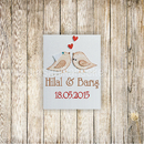Kuşlu Nikah Şekeri Etiketi - 038