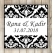 Damask Nikah Şekeri Etiketi - 082