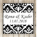 Damask Nikah Şekeri Etiketi - 082