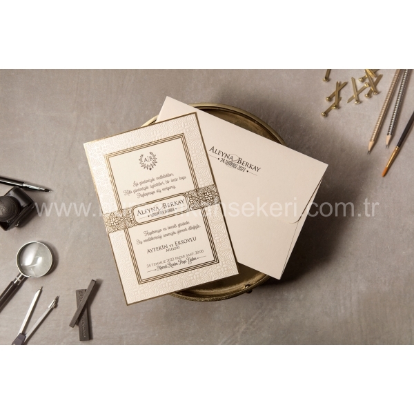 Wedding Davetiye 8380