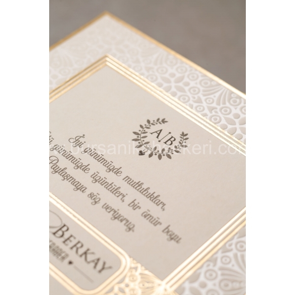 Wedding Davetiye 8380
