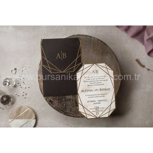 Wedding Davetiye 8387