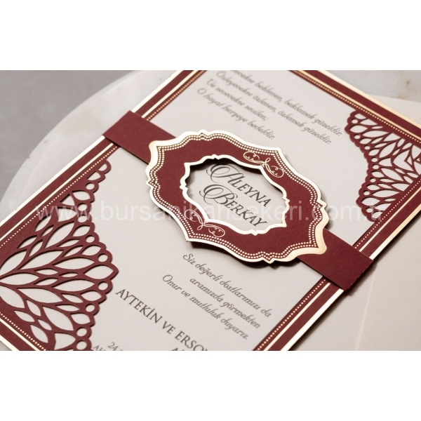 Wedding Davetiye 8392
