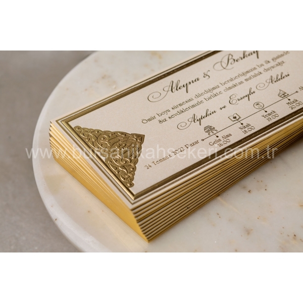 Wedding Davetiye 8393