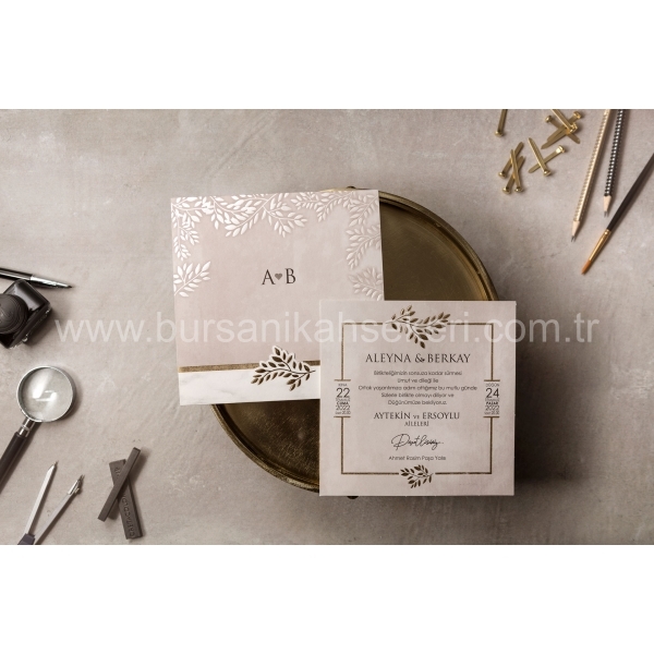 Wedding Davetiye 8394