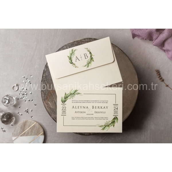 Wedding Davetiye 8403