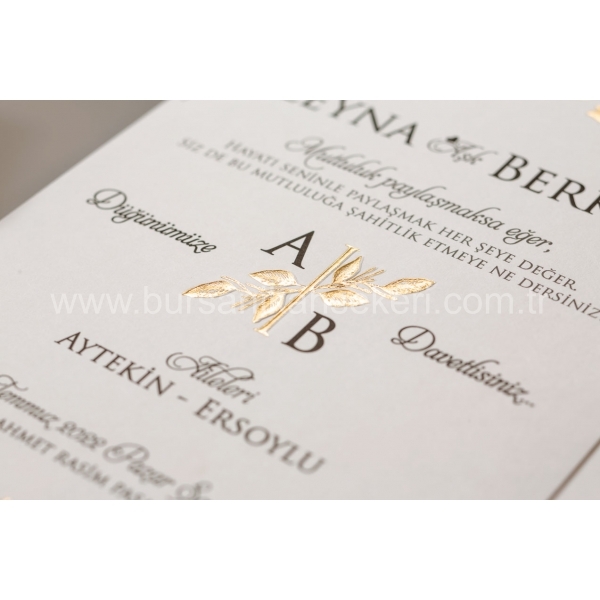 Wedding Davetiye 8408