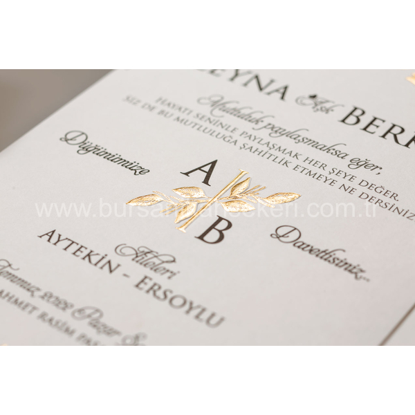 Wedding Davetiye 8408
