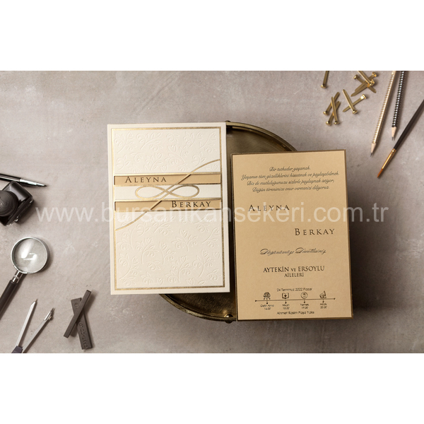 Wedding Davetiye 8412
