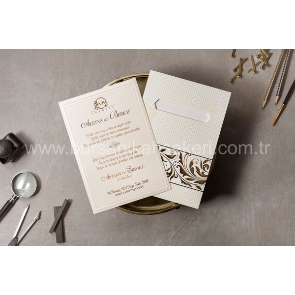 Wedding Davetiye 8416