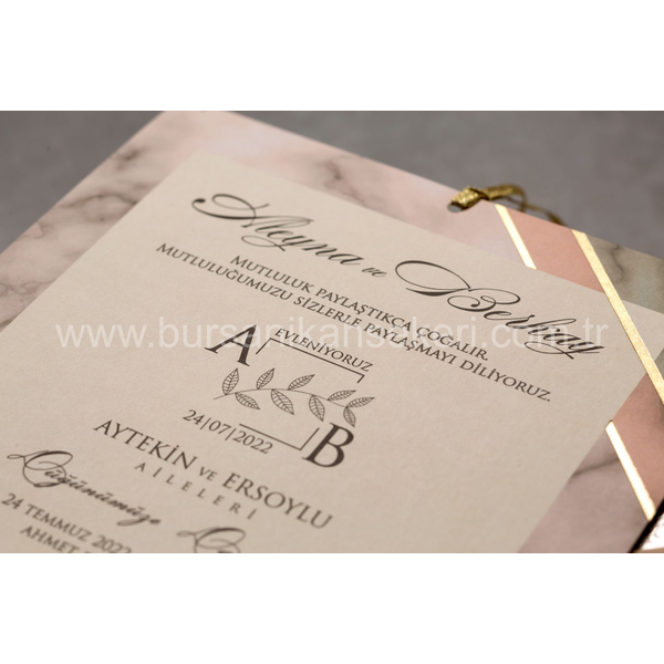 Wedding Davetiye 8421