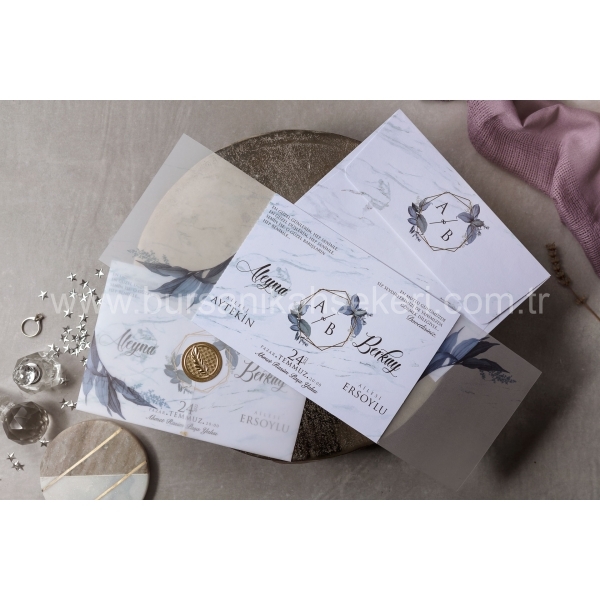 Wedding Davetiye 8425