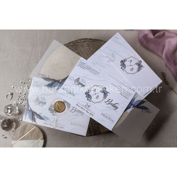 Wedding Davetiye 8425