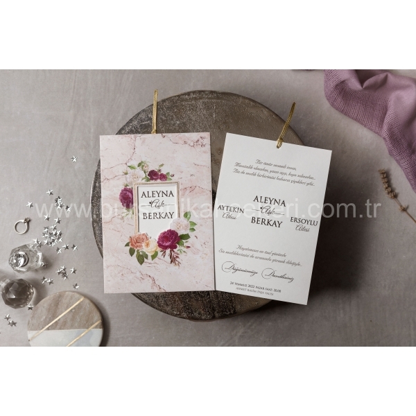 Wedding Davetiye 8430