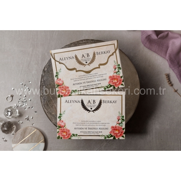 Wedding Davetiye 8431