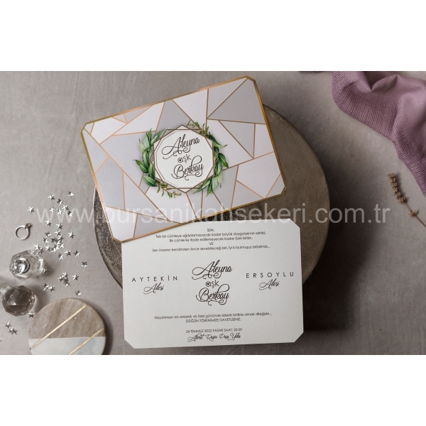 Wedding Davetiye 8432