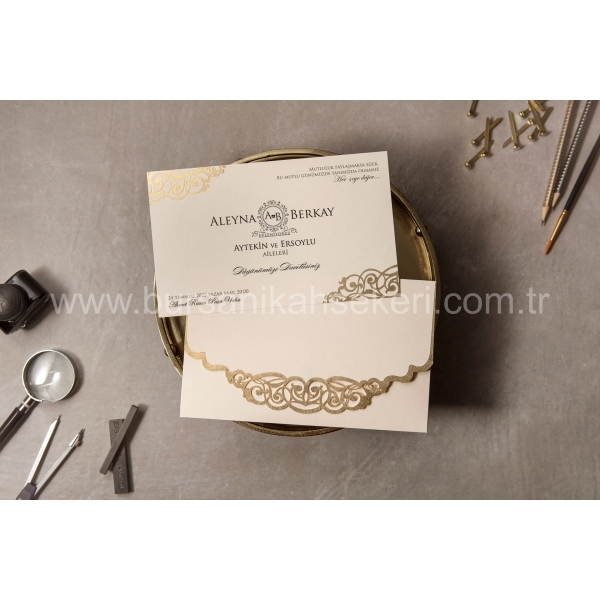 Wedding Davetiye 8442