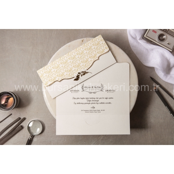 Wedding Davetiye 8452