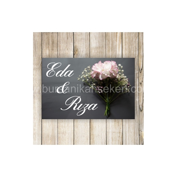 Manisa Nikah Şekeri Etiketi - 078