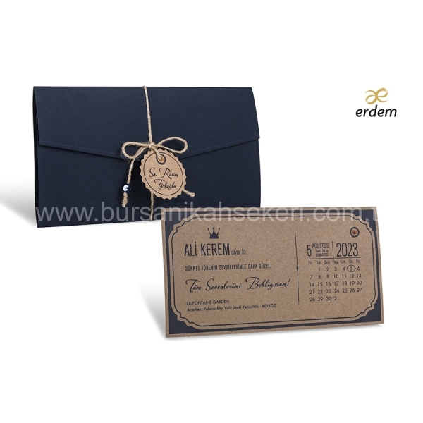 Erdem Sünnet Davetiyesi 80911
