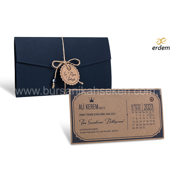 Erdem Sünnet Davetiyesi 80911