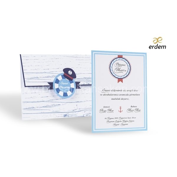 Erdem Sünnet Davetiyesi 80975