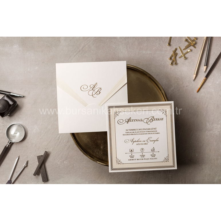 Wedding Davetiye 8382