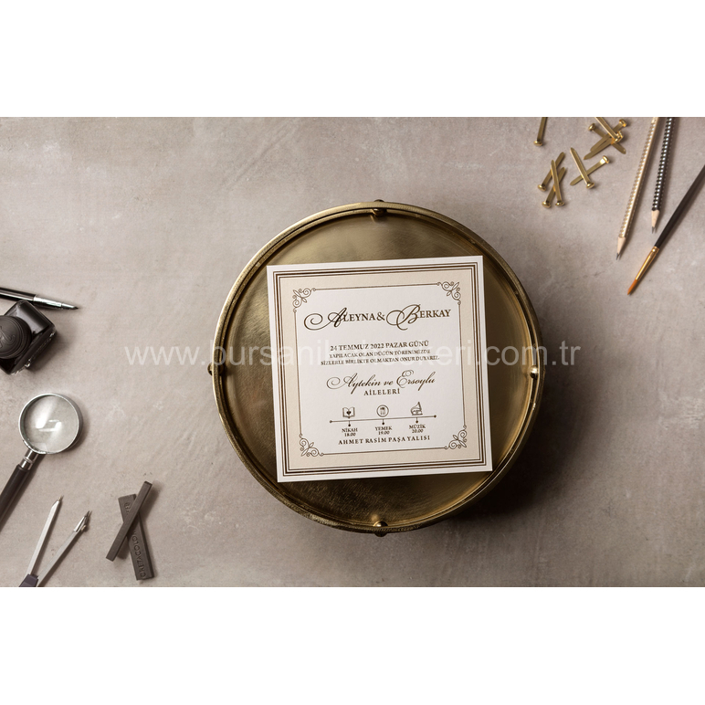 Wedding Davetiye 8382