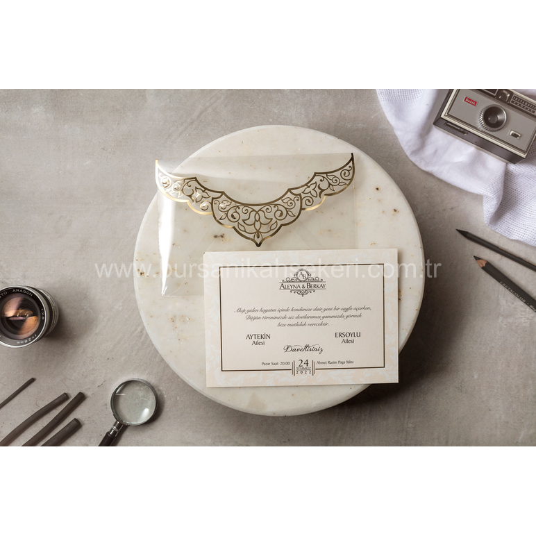 Wedding Davetiye 8385