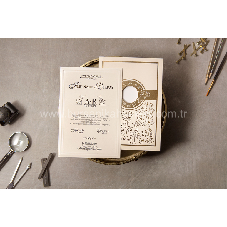 Wedding Davetiye 8390