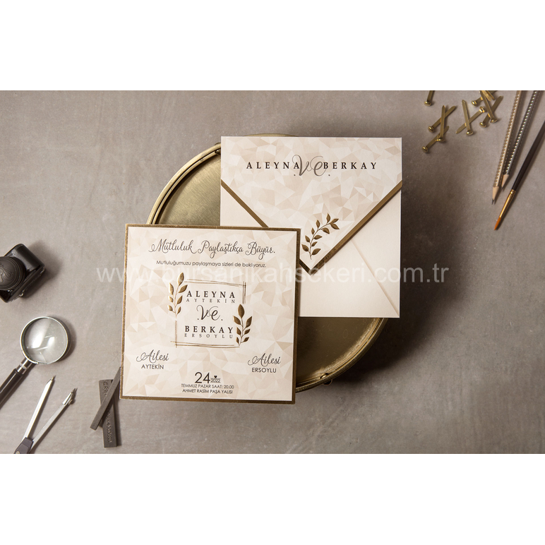 Wedding Davetiye 8391