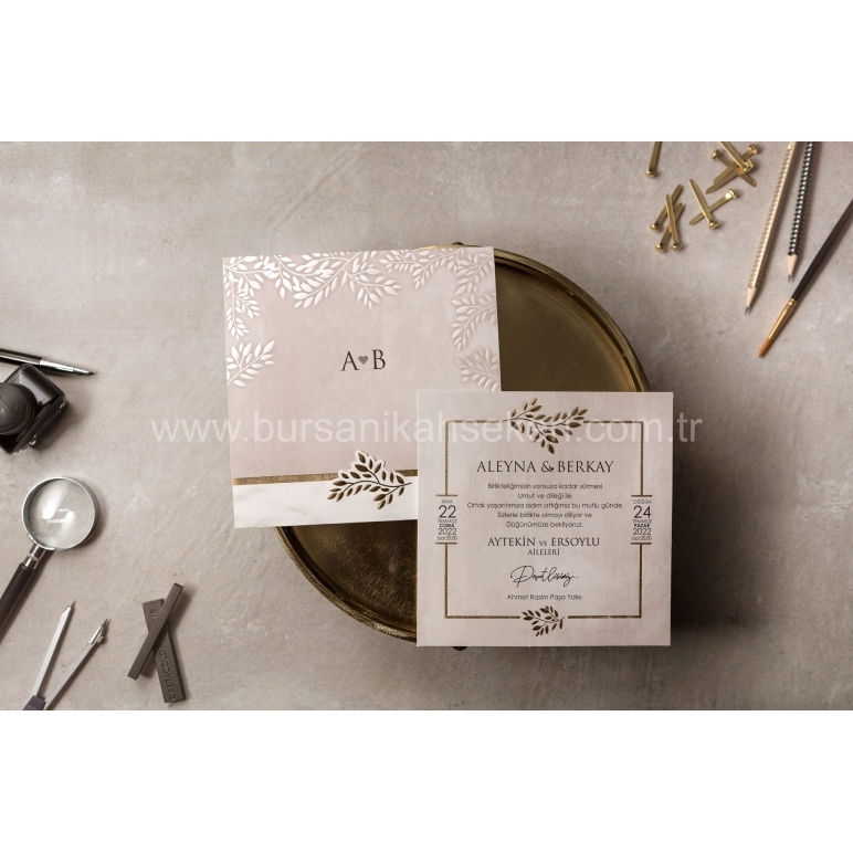 Wedding Davetiye 8394