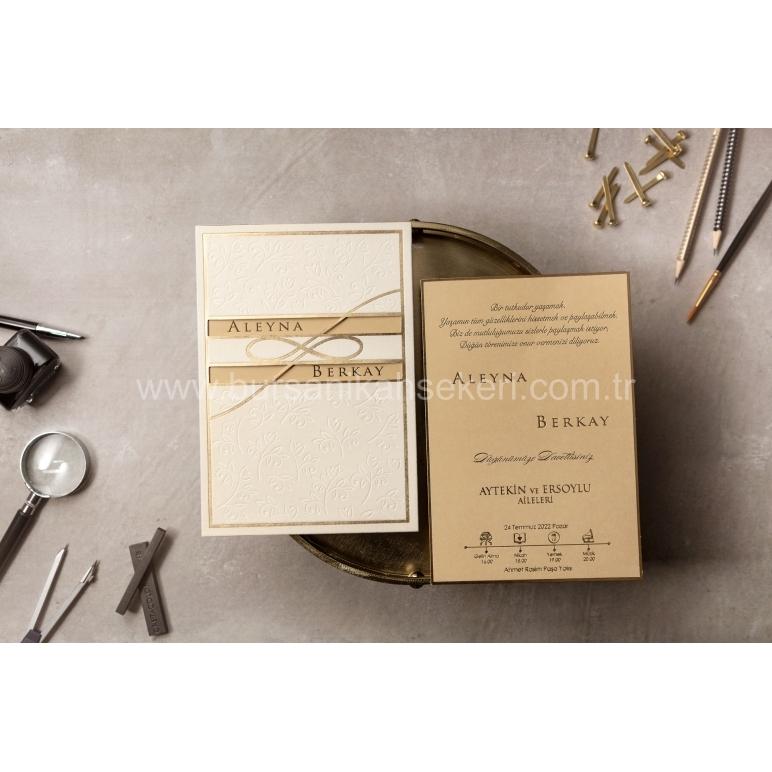 Wedding Davetiye 8412