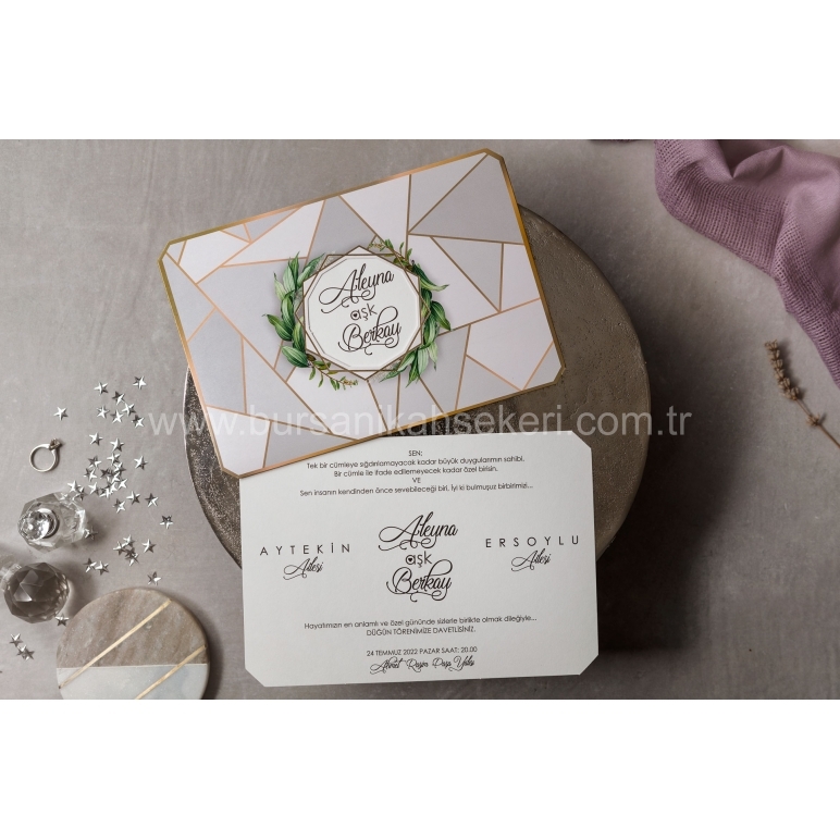 Wedding Davetiye 8432