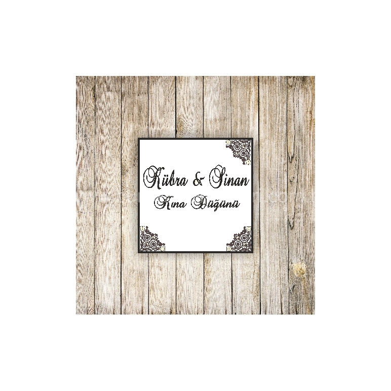 Çanakkale Nikah Şekeri Etiketi - 039