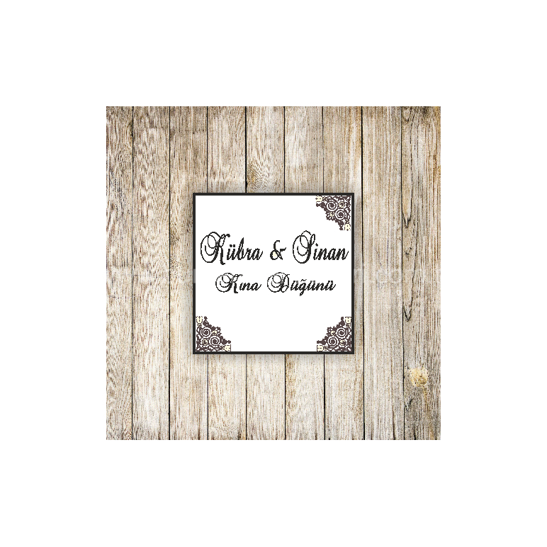Çanakkale Nikah Şekeri Etiketi - 039