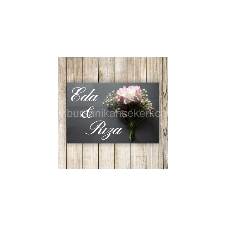 Manisa Nikah Şekeri Etiketi - 078