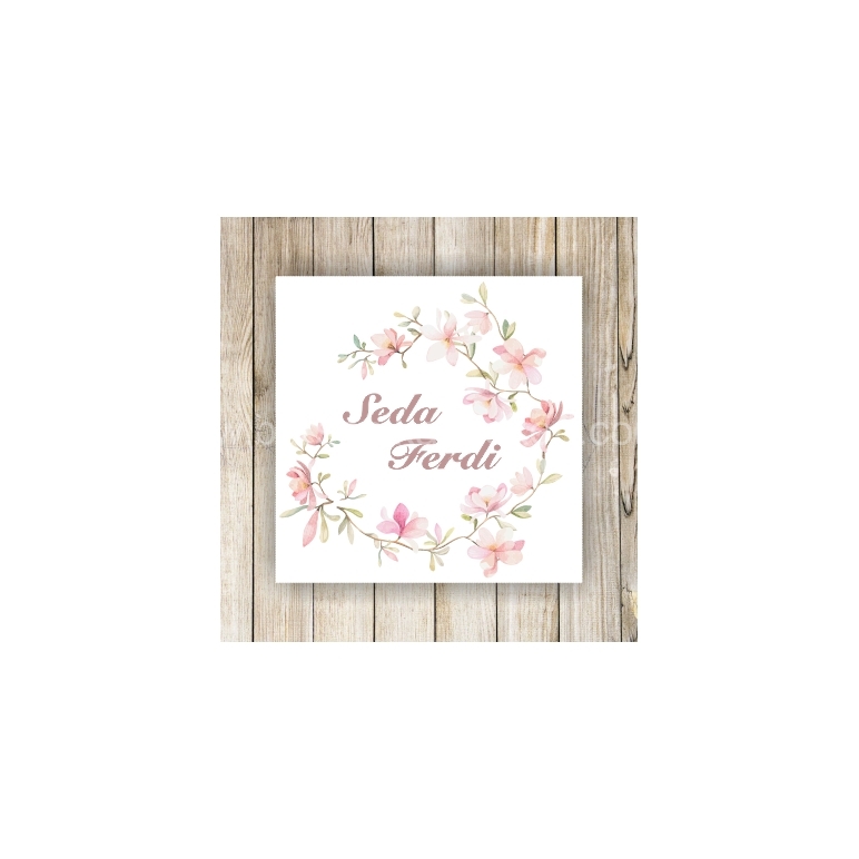 Ekonomik Nikah Şekeri Etiketi - 087