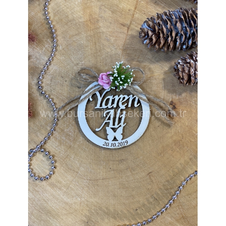 Yuvarlak Ahsap Magnet Soz Nisan Nikah Ns 288 2 5 Kampanyayi Kacirmayin