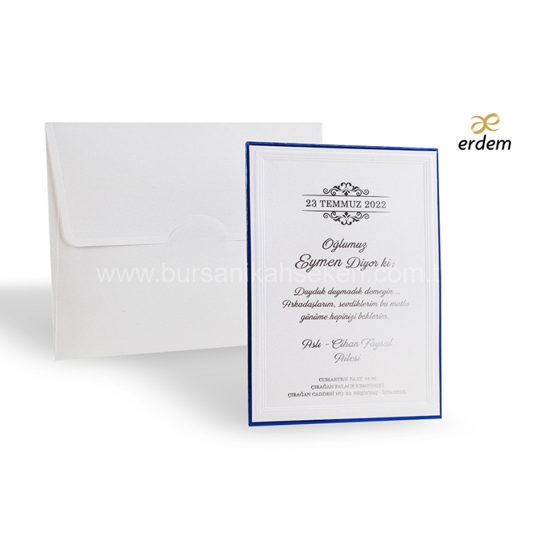 Erdem Sünnet Davetiyesi 80972